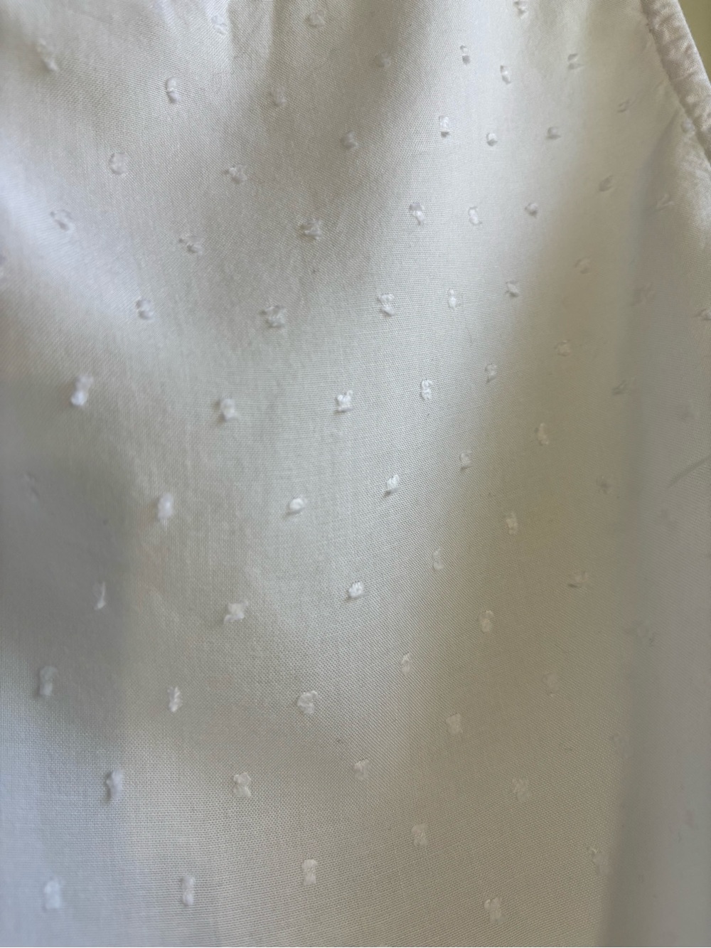 White Ruffle V-Neck Embroidered Tank Top - Picture 3 of 6